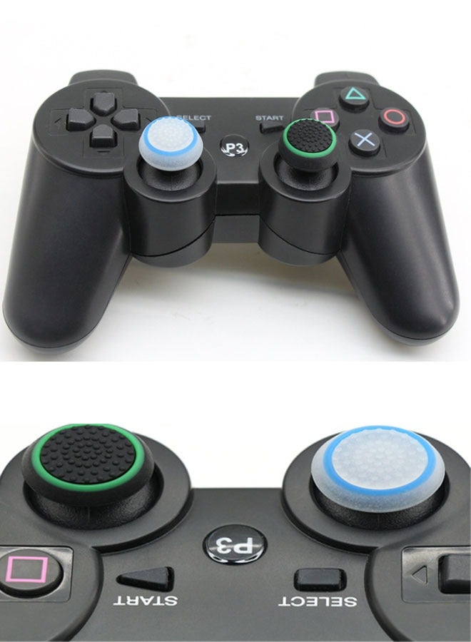 8-Piece Analog Reduce Noise i-Slip Thumb Grip Stick Cover, Wireless Controllers Game Remote Joystick Cap, Silicone Elastic Joystick Protective Ring（Mix colour）  - Image 2