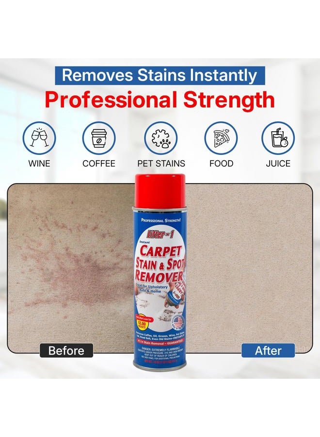 LIFTER-1 18 Oz. Lifter 1 Carpet Stain & Spot Remover (Case of 6 Cans) - Image 2