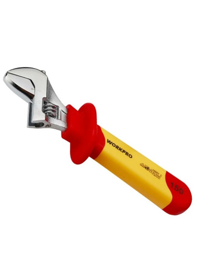 WORKPRO CR-V Insulated Adjustable Wrench – Safety up to 1000V - Image 2