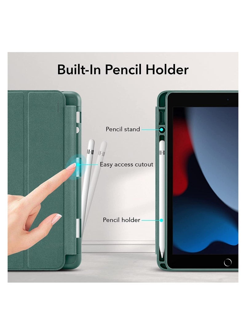 SmartGrist Pencil Case Compatible with iPad 9/8/7 (10.2-Inch, 2021/2020/2019), iPad Case with Pencil Holder, Trifold Stand, Auto Sleep/Wake, Rebound Series - Image 4