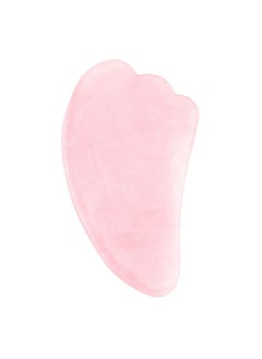 Natural Rose Quartz Stone Gua Sha Scraping Massage Tool Wingshape Healing Crystal Guasha Board Facial Massager Traditional Scraper Tool