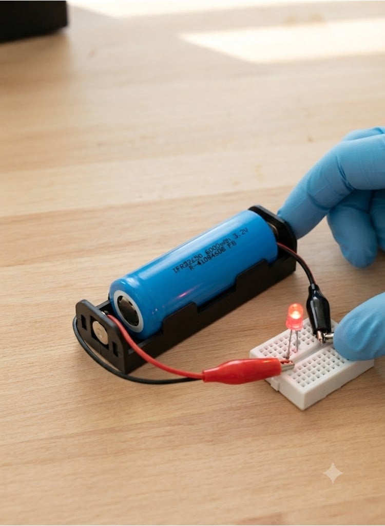 KNP 32650,LiFePO4 Rechargeable Battery,3.2V,6000mAh - Image 3