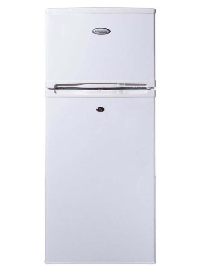 175 Liters Gross Compact Double Door Refrigerator-Freezer, Reversible Door, Tropical Compressor, 48 X 53 X 115 Cm, 1 Year Warranty 240 W SG R175H White