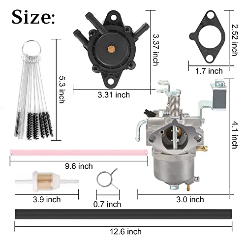 10L0L Carburetor Kit for Yamaha G22-G27 G29 2003-up Golf Cart Gas 4-Cycle Drive Engine Replace OEM JR6-14101-00 JR6-14101-01 520-185 13351 17560 - Image 3