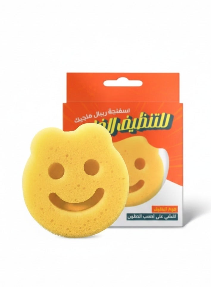 ريبال إسفنجة غسيل الأطباق السحرية - إسفنجة تنظيف متعددة الأسطح للمطبخ والأطباق وأواني الطهي - إسفنجة غسيل متينة عالية الامتصاص - Image 1