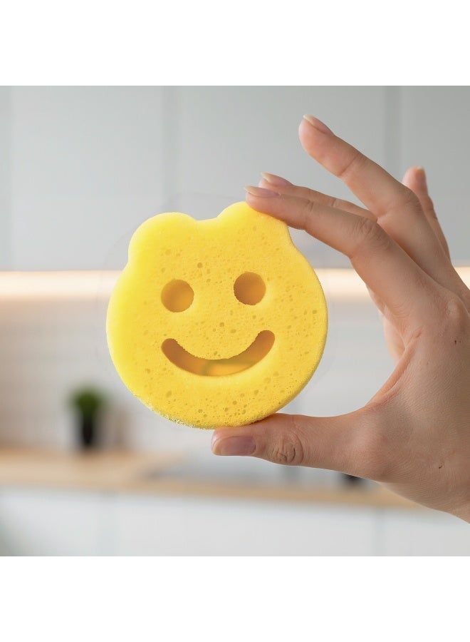 ريبال إسفنجة غسيل الأطباق السحرية - إسفنجة تنظيف متعددة الأسطح للمطبخ والأطباق وأواني الطهي - إسفنجة غسيل متينة عالية الامتصاص - Image 4