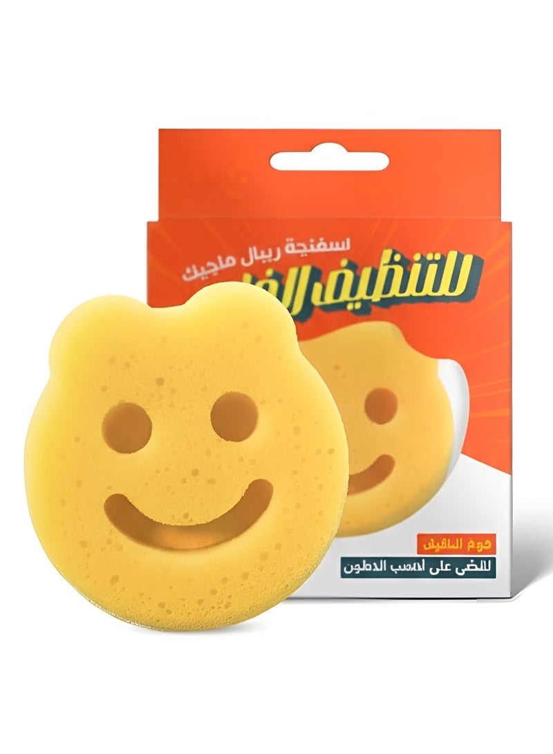 RIBAL Magic Dishwashing Sponge - Multi Surface Cleaning Sponge for Kitchen, Dishes & Cookware - Highly Absorbent Durable Washing Sponge - Image 1