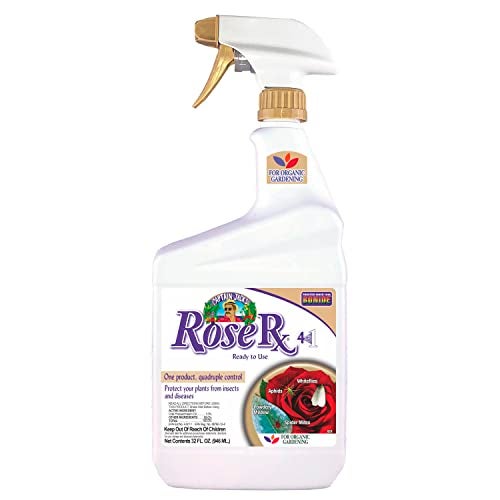 Bonide Captain Jack's Rose Rx 4-in-1 Insect & Disease Control, 32 oz Ready-to-Use Spray Neem Oil for Organic Gardening - Image 1