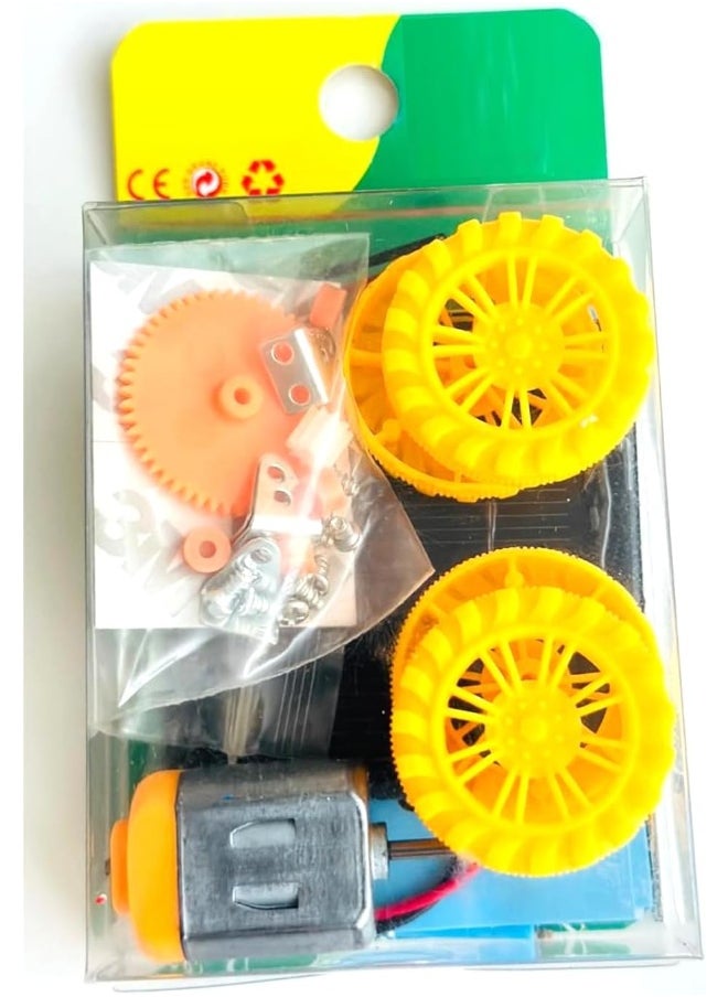 Biella Biella Electric Battery And Solar Car Model Project Startup Kit - Science Experiment DIY Circuit Learning Set  - Image 1