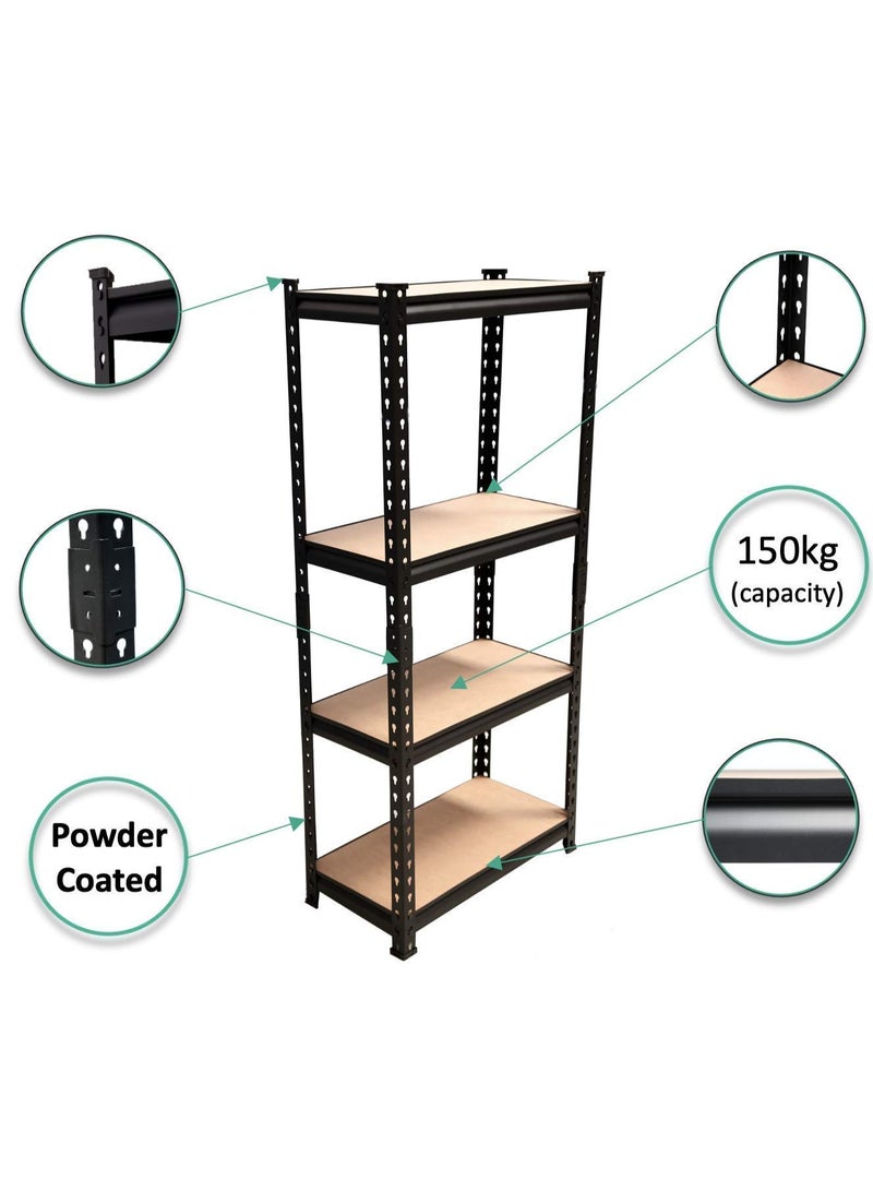 DubaiGallery Equipment Storage Organizer Rack, 4 Shelves  - Image 2