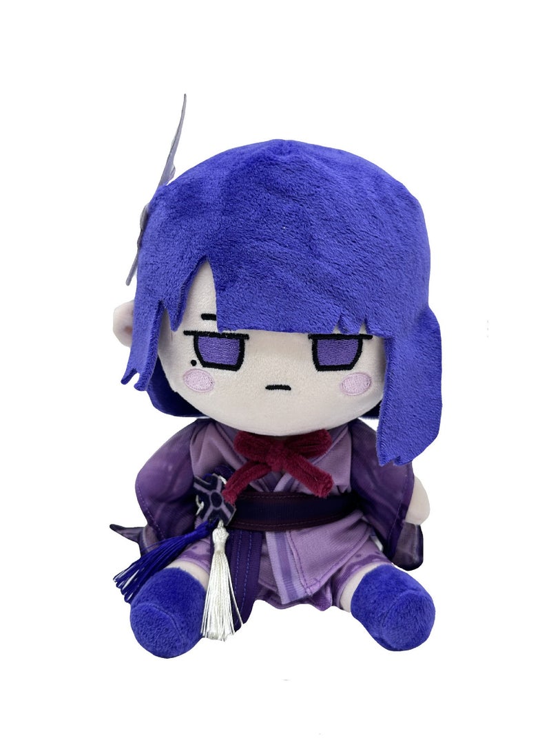 general New Yae Miko Dress Up Plush Yae Miko Doll Plush Toy Doll Purple Doll Gift for Family and Friends (23cm)  - Image 1