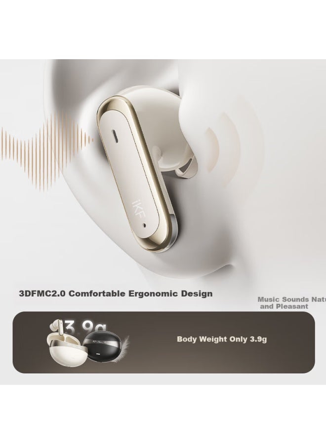 Ikf C01 Clip-on Bluetooth Headphones, Wireless Open-style Bone Conduction, Not In-ear, For Running And Sports, Ai Calling, Noise Reduction, Long Battery Life, Suitable For Huawei And Xiaomi, Midnight Black - Image 3