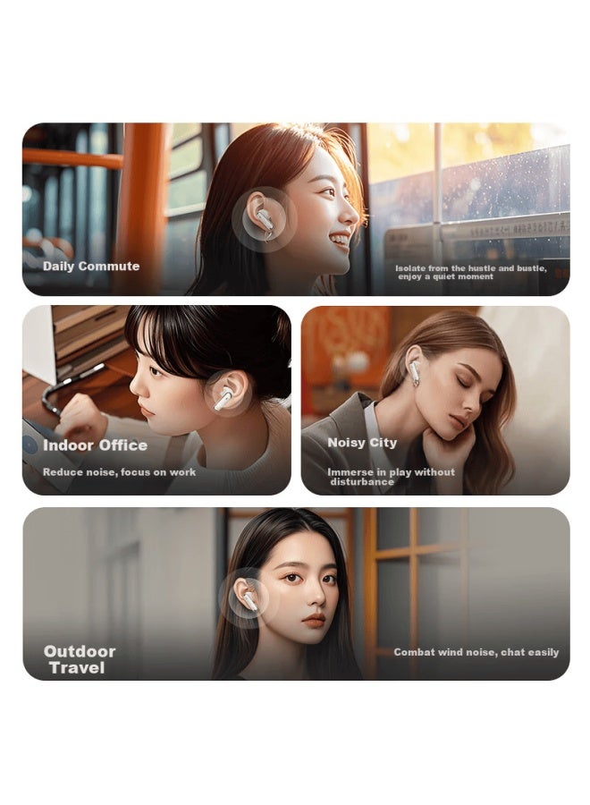 Ikf C01 Clip-on Bluetooth Headphones, Wireless Open-style Bone Conduction, Not In-ear, For Running And Sports, Ai Calling, Noise Reduction, Long Battery Life, Suitable For Huawei And Xiaomi, Midnight Black - Image 5