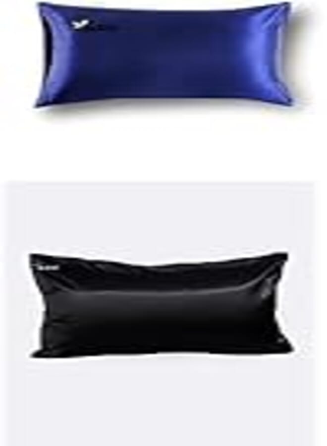 Bless pillowcase blue + Bless pillowcase black