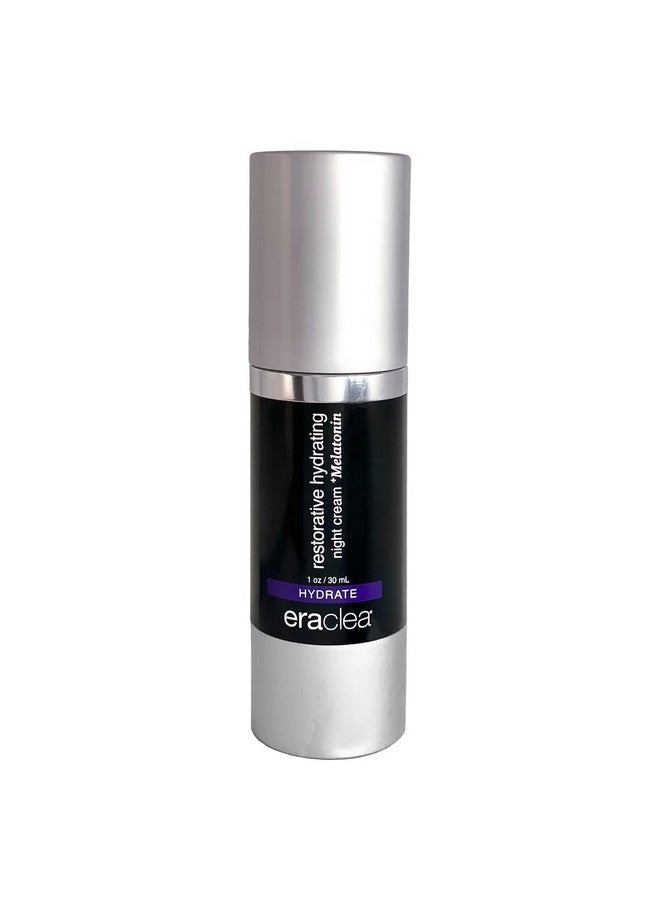 eraclea Hydrating Night Cream +Melatonin Antiaging Night Cream With Hyaluronic Acid Argireline Peptides And Squalane. Improves Skin Radiance Nongreasy And Reduces Wrinkles (1.0 Fl Oz) - Image 1