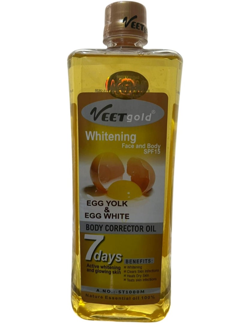 Egg Yolk And Egg White Body Corrector Oil 1000 ML