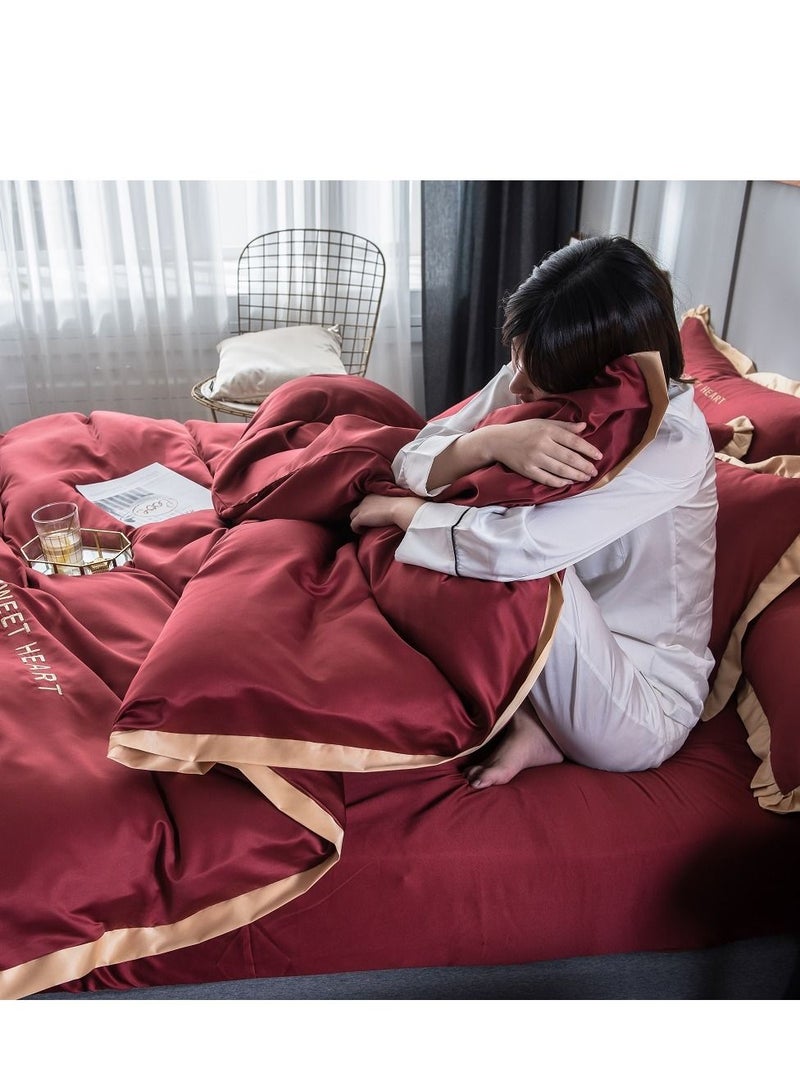 Four-piece Set Of Washed Silk Ice Silk  - Image 5