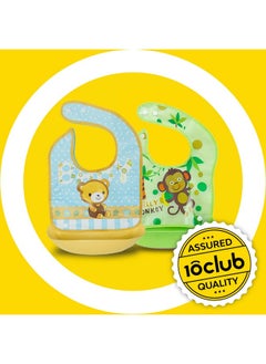 By 10Club Baby Cup Bibs - 2Pc | Baby Bibs For 6 To 12 Months | Bibs For New Born Baby 0 To 6 Months | Waterproof Spill Resistant Bibs | Food Catcher Cup | Infant Apron | Combo Of 2 - pzsku/ZB5666D9DB75C095664B6Z/45/_/1733730618/d0c86d35-ab4b-422c-a700-67d4f4bfdb3c