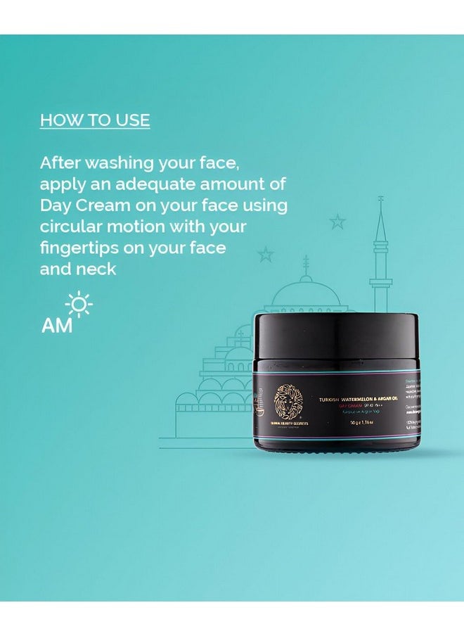 Global Beauty Secrets - Global Beauty Secrets Turkish Watermelon and Argan Oil Day Cream SPF 40 PA++ - Image 1