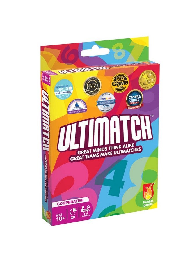 Fireside Games Ultimatch Cooperative Card Game Easy to Learn by Matching Colors & Numbers - Addictive Fun for Kids Teens and Adults Ages 10 and up - 1 to 5 Players Great for Family Game Night - Image 1