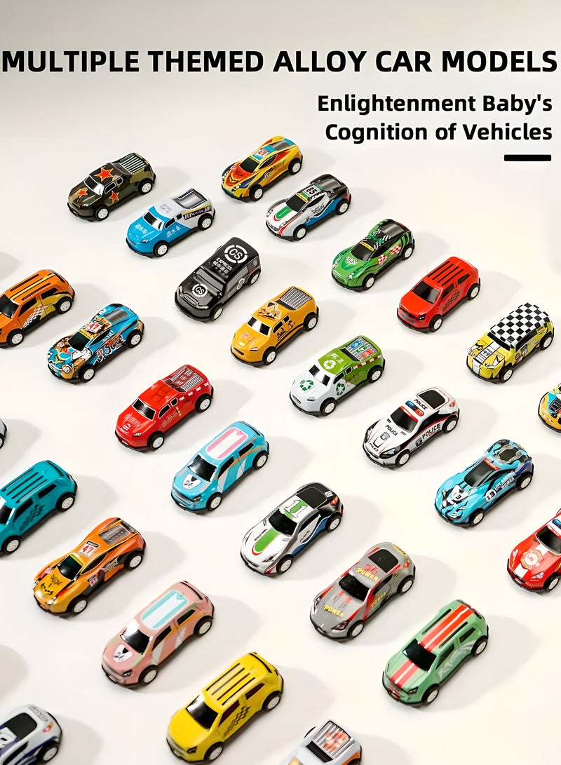 LIXADA 20pcs Metal Toy Car Set with Ramp Function and Storage Box - Assorted Colors, Ideal Gift for Boys and Girls Ages 3+, Perfect for Birthday, School Day, Special Festival Gift (Toy Cars Random Color)  - Image 4