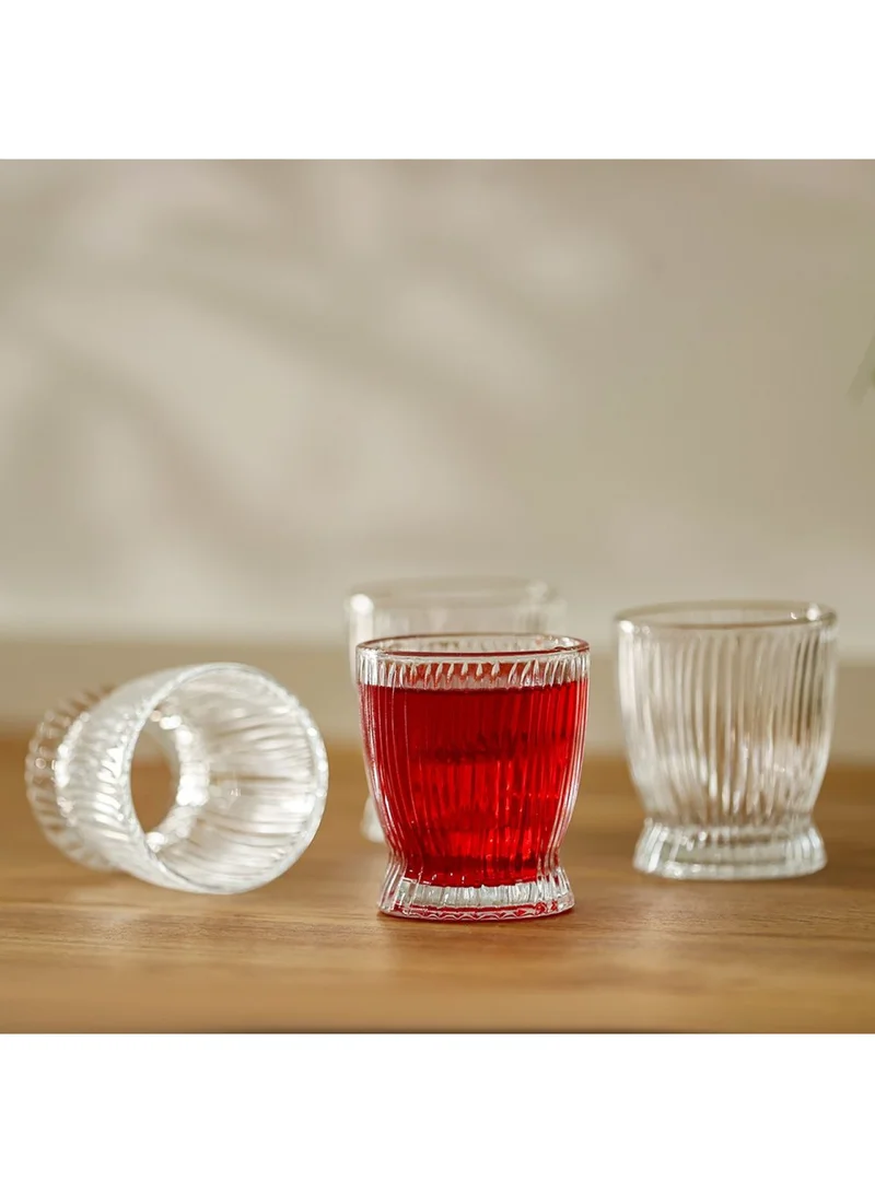 DANUBE HOME Mysteva 4-Piece Glass Set, 280ml