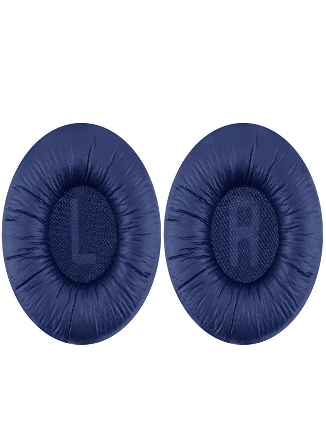 Geekria QuickFit Leatherette Replacement Ear Pads Compatible with JBL JR 300/ 300BT, T450BT, T500BT, Tune 500/ 500BT/ 510BT/ 520BT Headphones, Ear Cushions with Video Guide (Blue) - Image 3