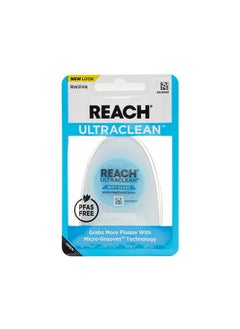 REACH Waxed Mint Dental Floss Effective Plaque Removal Teeth & Gum Protection Shredresistant For Thoroughly Clean In Tight Area Pfas Free 30 Yards 1 Pack  - Image 1