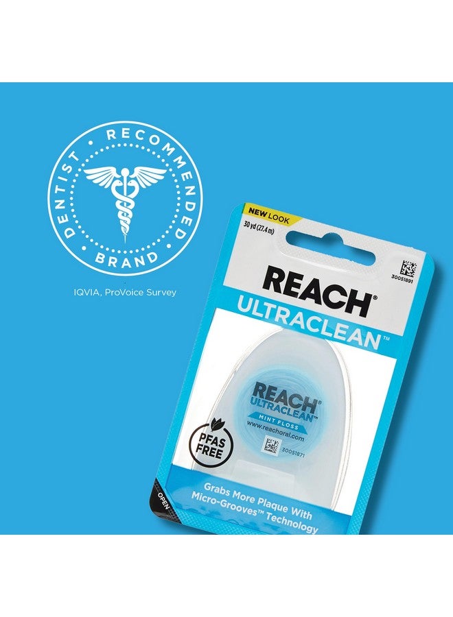 ريتش خيط تنظيف الأسنان بالنعناع المشمع، إزالة البلاك بشكل فعال، حماية الأسنان واللثة، مقاومة للتمزيق لتنظيف شامل في المناطق الضيقة، خالية من Pfas 30 ياردة، عبوة واحدة - Image 5