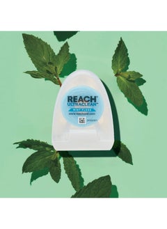 REACH Waxed Mint Dental Floss Effective Plaque Removal Teeth & Gum Protection Shredresistant For Thoroughly Clean In Tight Area Pfas Free 30 Yards 1 Pack  - Image 4