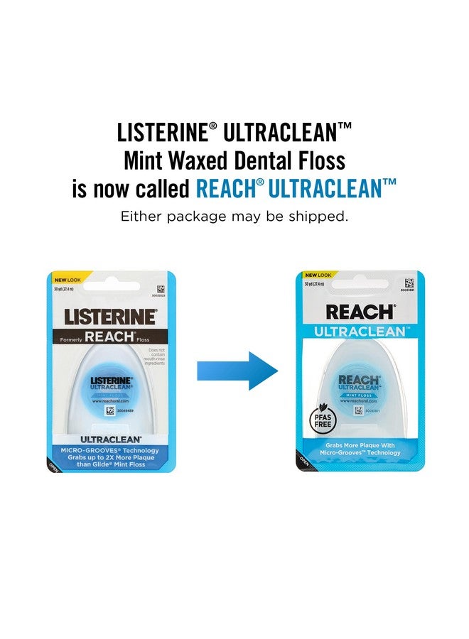 ريتش خيط تنظيف الأسنان بالنعناع المشمع، إزالة البلاك بشكل فعال، حماية الأسنان واللثة، مقاومة للتمزيق لتنظيف شامل في المناطق الضيقة، خالية من Pfas 30 ياردة، عبوة واحدة - Image 2