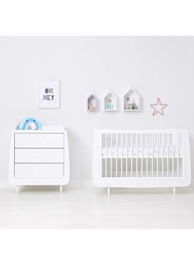 Snuz - 2 Pack Cot And Cot Bed Fitted Sheets 140 X 70Cm Star Design Light Breathable And Luxurious Jersey Cotton Made To Last And Designed To Fit Cot And Cot Beds - Image 1