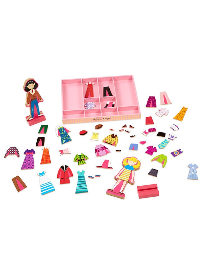 Melissa & Doug Deluxe Wooden ABC/123 1-Inch Blocks Set With Storage Pouch 50 Piece Letters And Numbers Wood Blocks, ABC Wood Blocks, Classic Wooden Blocks For Toddlers And Kids Ages 2+  - Image 3