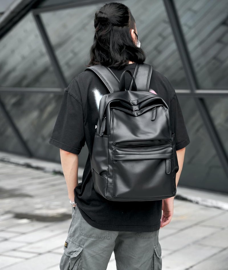 MATE ELAN unisex-adult 1 PU leather causl backpack (pack of 1) - Image 3