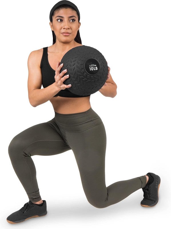 RHYNOFIT Slam Medicine Balls Smooth and Tread Textured Grip Dead Weight Balls - Image 4