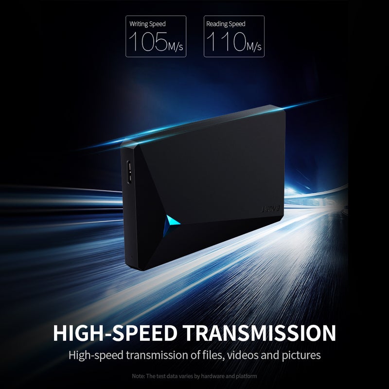 EAGET G20 محرك أقراص محمول بحجم 2.5 بوصة بسعة 1 تيرا بايت، يوفر تكنولوجيا USB 3.0 عالية السرعة، ومقاوم للصدمات، مع ضوء مؤشر، ودعاء لتوافق واسع - Image 3