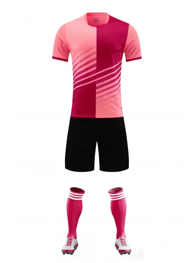 Fast Quick-drying Breathable Short-sleeved Competition Printing Team Uniform Light Football Uniform Training Uniform Suit Boys And Girls