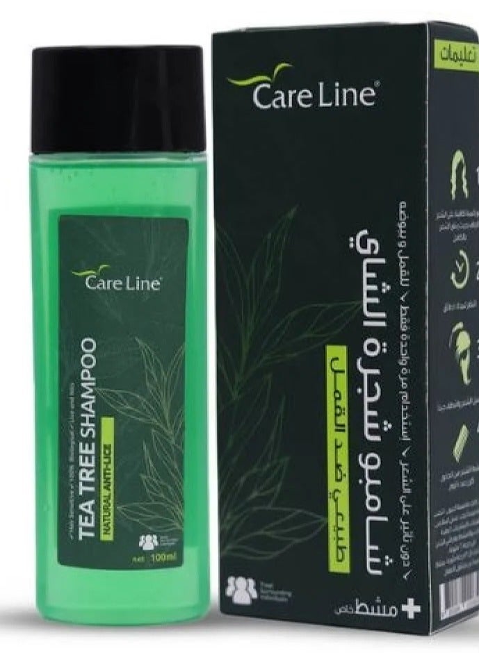 كير لاين شامبو شجرة الشاي الطبيعي ضد القمل 100 مل