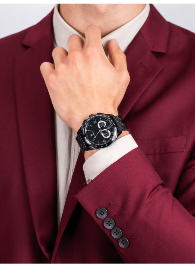 Maserati Maserati Men's Traguardo Analog Display Analog Quartz Black Dial Watch - R8873612031  - Image 5