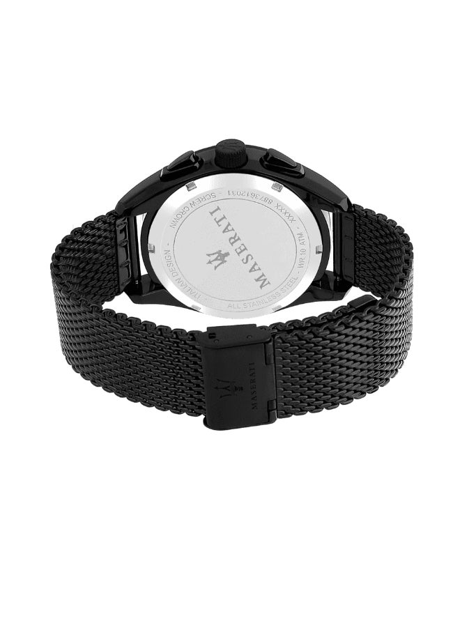 Maserati Maserati Men's Traguardo Analog Display Analog Quartz Black Dial Watch - R8873612031  - Image 3