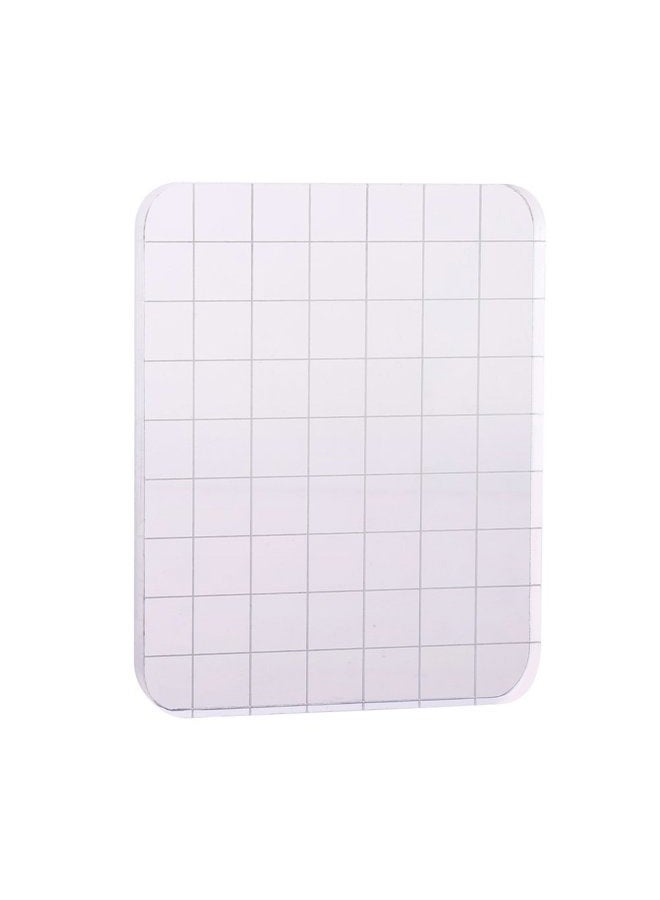CCINEE Clear Stamp Block Transparent Acrylic Block with Grid and Grip for Stamping Scrapbooking Craft Making - Image 1