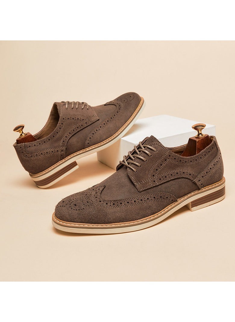 Shougu Versatile Retro Casual Leather Shoes  - Image 1