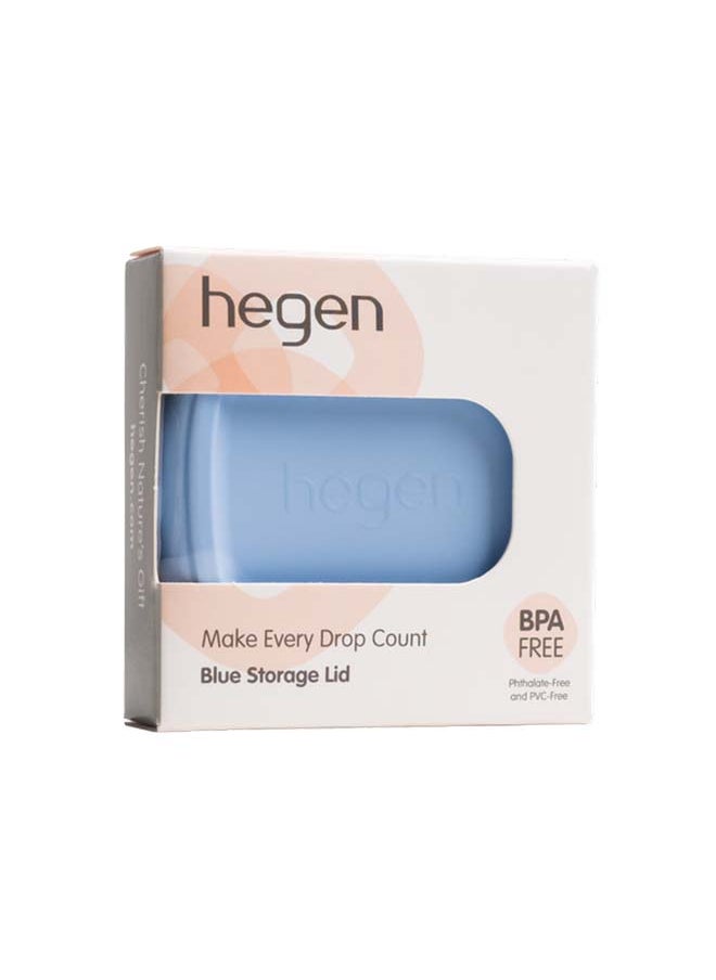 hegen - غطاء تخزين حليب الثدي باللون الأزرق - Image 1
