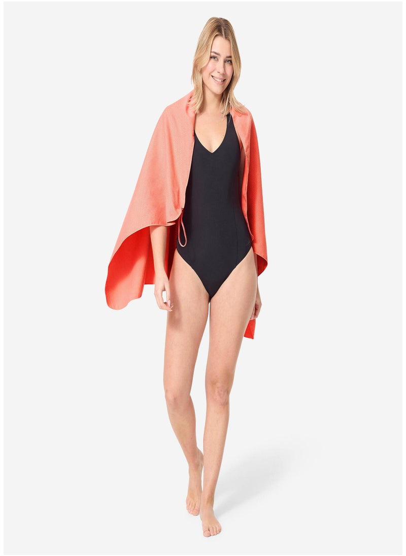 NABAIJI NABAIJI by DECATHLON, Microfibre Striped L Towel Soft & Quick-Dry  - Image 1