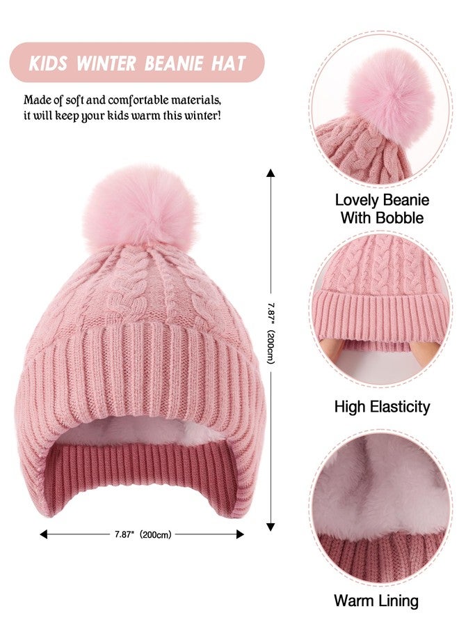 Clothclose Kids Winter Hat Gloves Scarf Set - Knitted Kids Scarf Hat and Gloves for Girls 9-15 Years, Neck Warmer Thick Lining Kid Beanie Winter Set Themed - Image 4