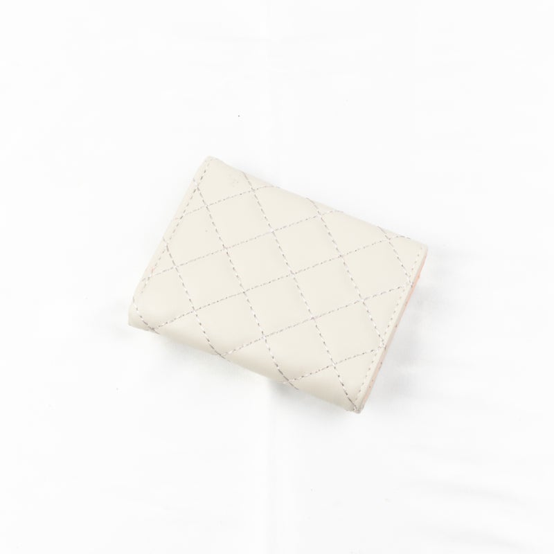 Leather Flip Wallet & Card Holder with Multiple Pockets - Gray - Image 2
