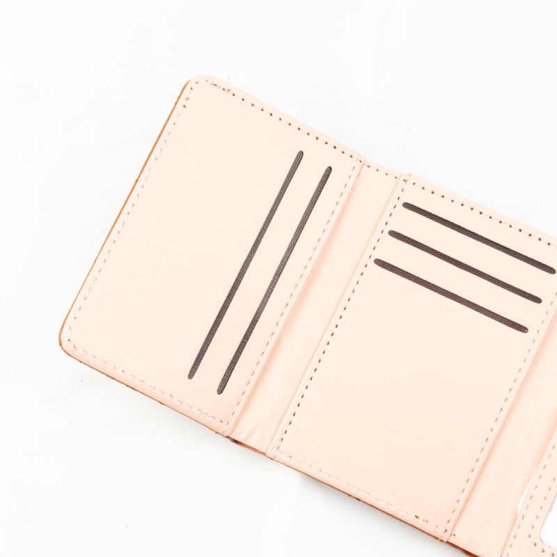Leather Flip Wallet & Card Holder with Multiple Pockets - Gray - Image 3
