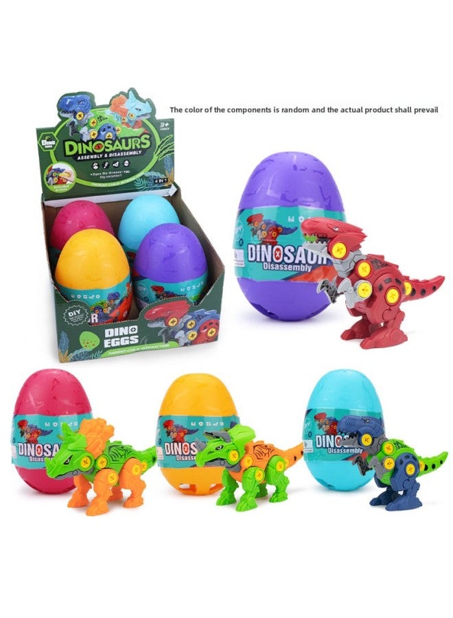 Assembled Dinosaur Egg Children's Toys Little Boy Explosions DIY Tyrannosaurus Rex Triceratops Toy Stall Supply Wholesale-Color:Large Disassembly Dinosaur Color Random 【show Boxed】】 - Image 1