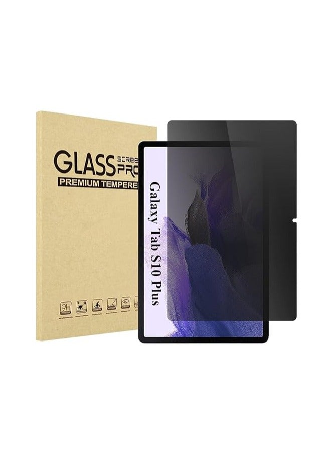 Privacy Screen Protector Compatible with Samsung Galaxy Tab S10 Plus/Tab S10+ 12.4 inch (2024), Anti-Spy Tempered Glass Screen Film Guard - Image 1