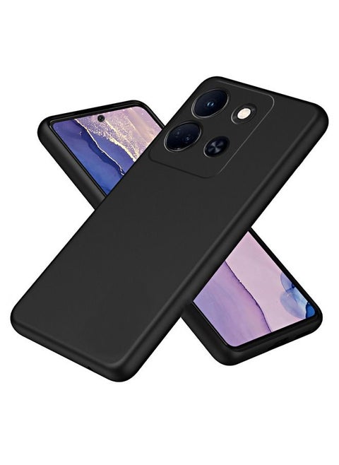 غطاء جراب واقٍ لهاتف Infinix Note 30 5G أسود مواد ترقية صديقة للبيئة وغير ضارة